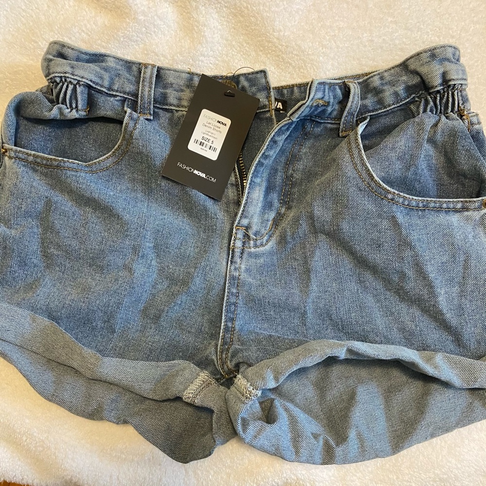 Fashion nova denim shorts brand new